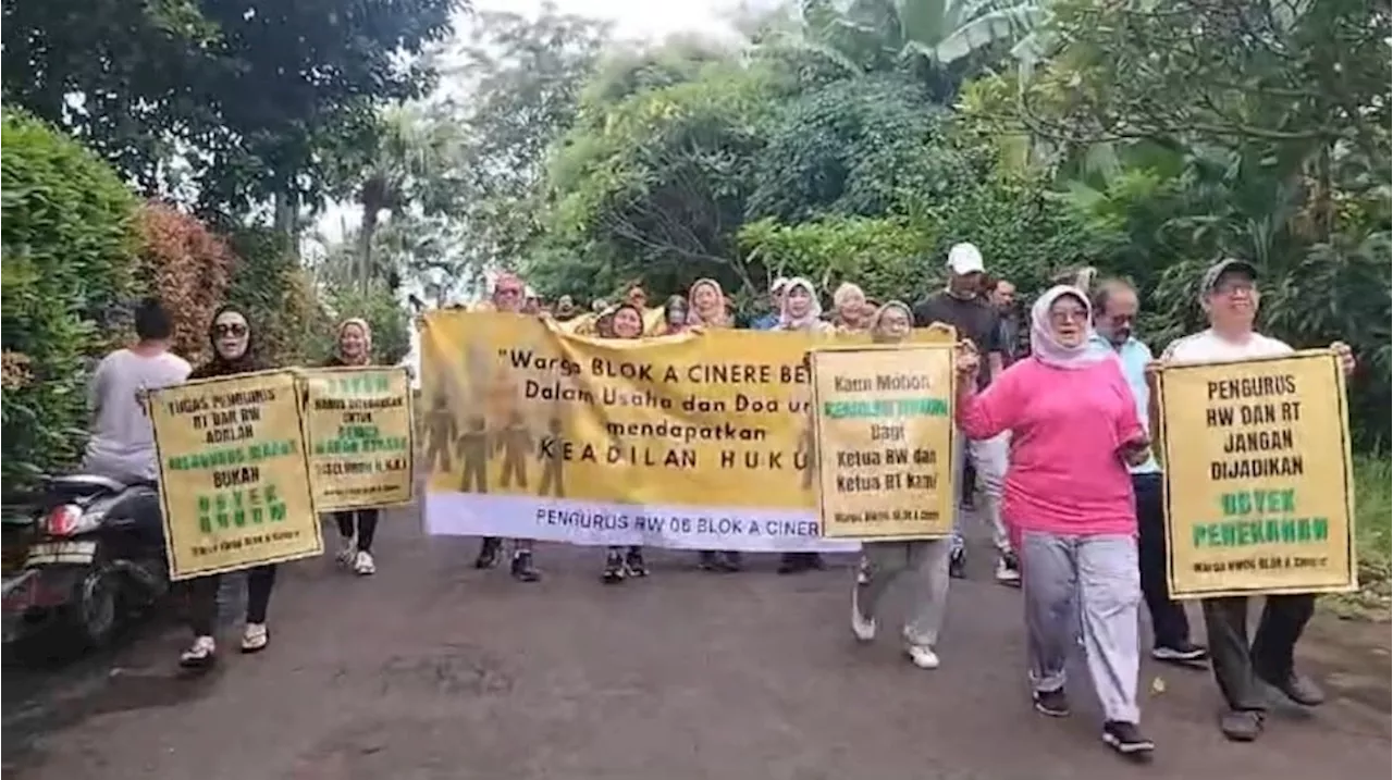 Warga Cinere Estate Berdemo, Ketua RT/RW Dipanggil Bayar Rp 40 Miliar