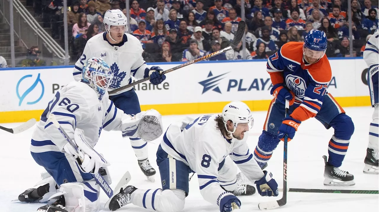 Maple Leafs Survive Oilers' Late Surge for 4-3 Victory