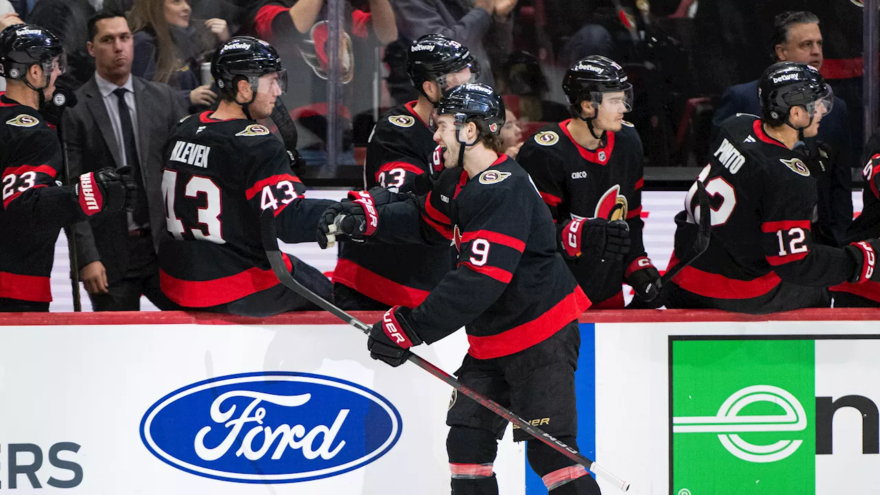 Senators Blank Wild 6-0, Complete Perfect Homestand