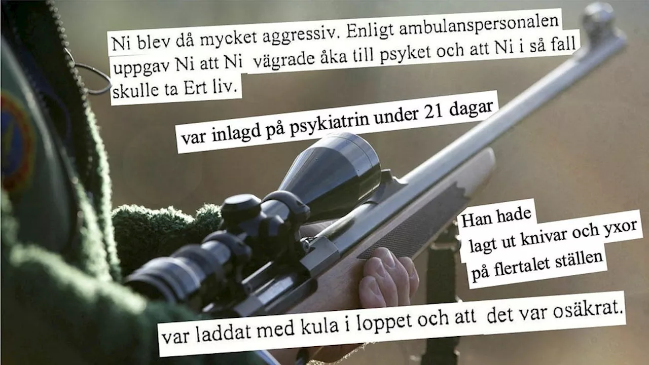 Psykiatrisk tvångsvård är inte skäl för permanent vapenförbud