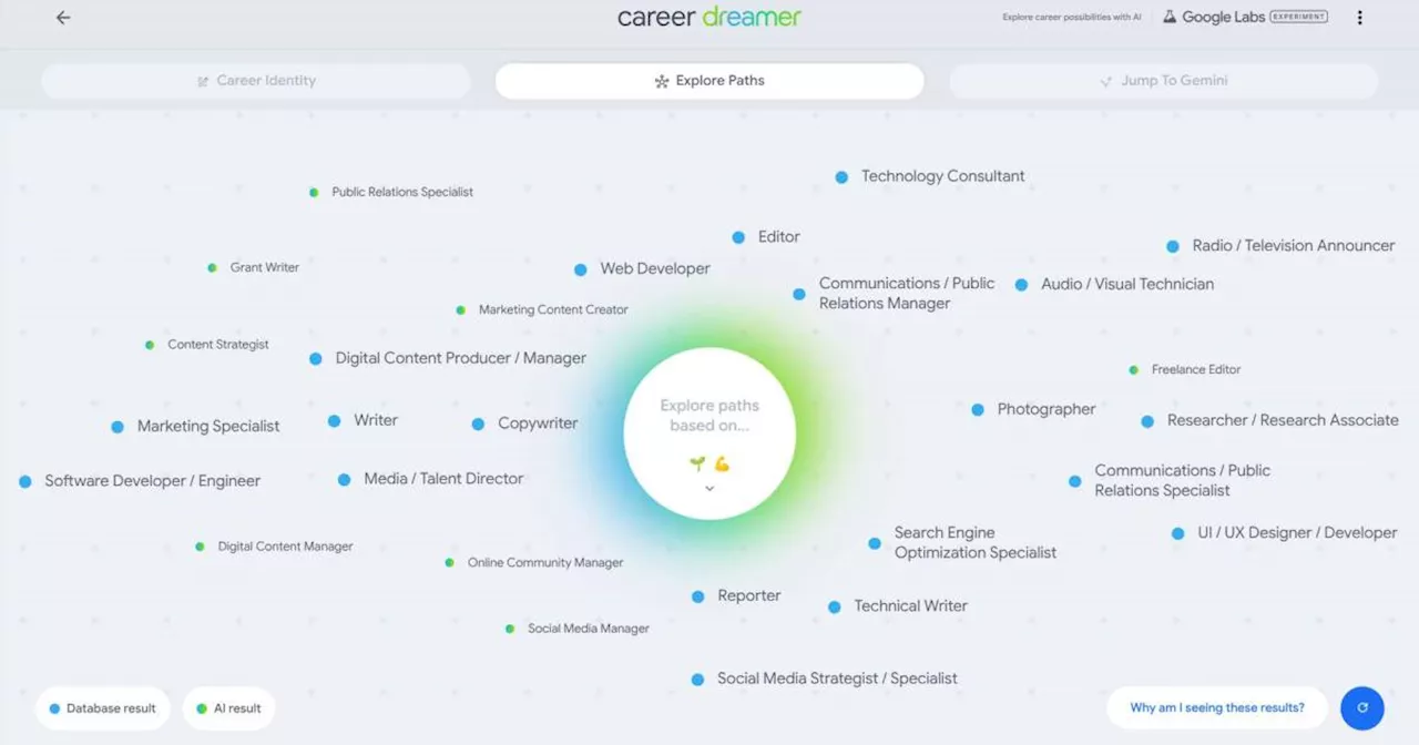 Google's New AI Tool, Career Dreamer, Helps You Find Your Dream Job