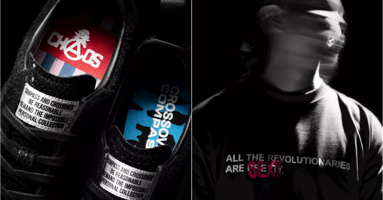 Crossover, Compass Redefine Punk Aesthetic With An All-Black Hairy Suede Sneaker
