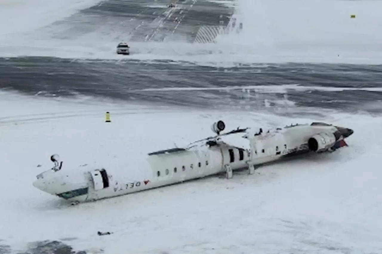 How in the world did a plane flip upside down on a Toronto runway and everyone survive? Experts explain (VIDEO)