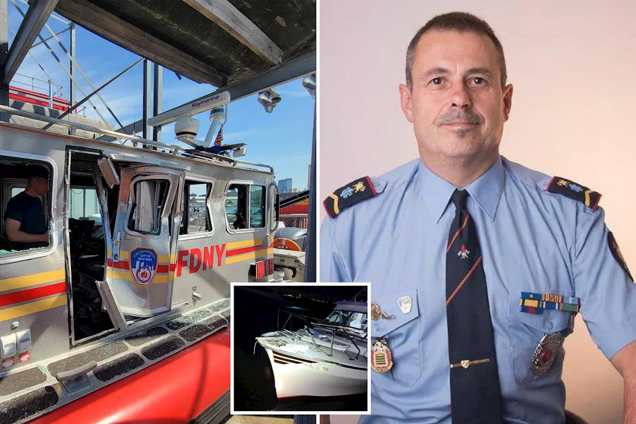 NYC to pay $3.5M to widow of Belgian firefighter killed in FDNY fireboat 'joyride' crash