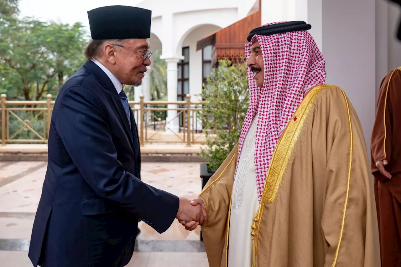 Strong ties between Agong and Bahrain's King strengthen bilateral cooperation, says Anwar