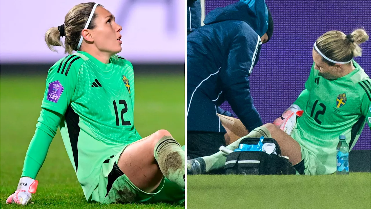 – Jennifer Falk fick behandling under matchen