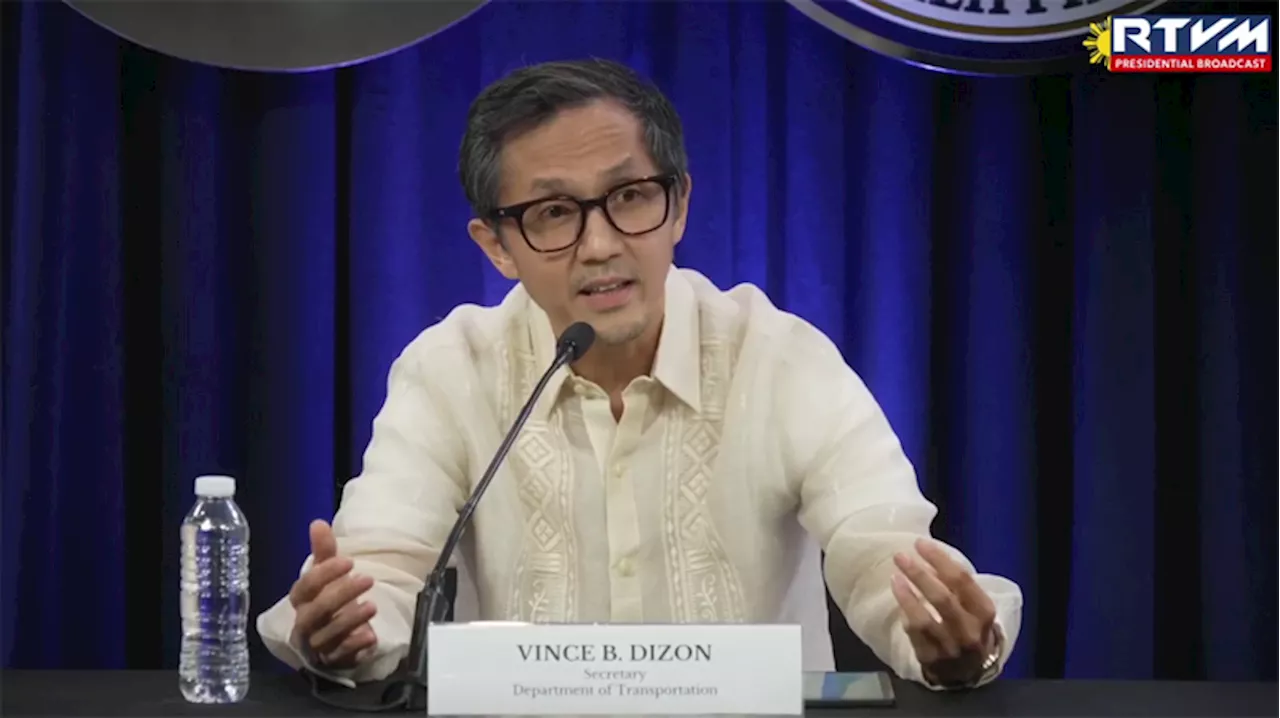 Dizon says Marcos wants to speed up key transport projects