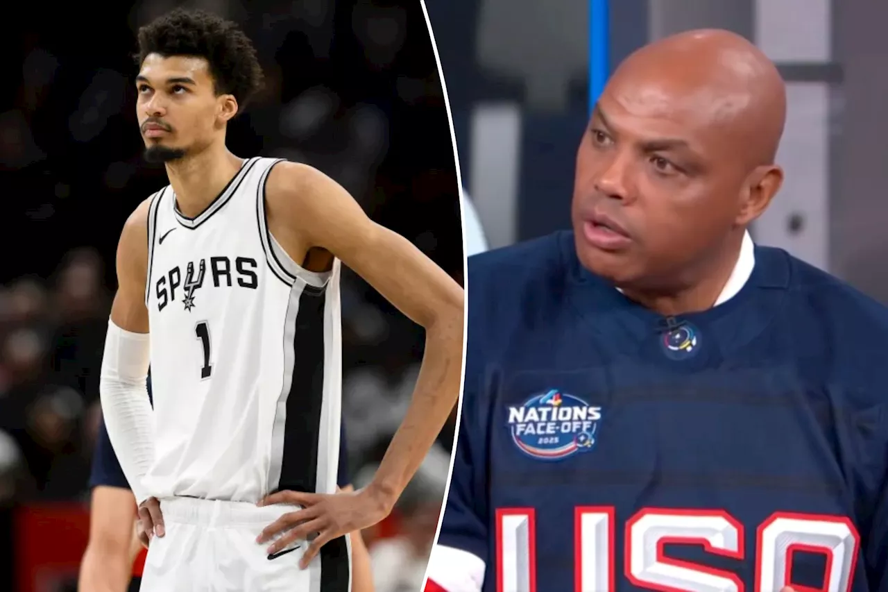 Charles Barkley wants to pump the brakes on the Victor Wembanyama 'face of the league' title