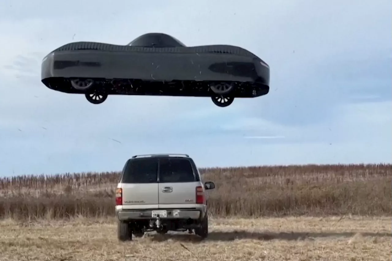Flying car soars over traffic in astonishing first-ever video: 'New transportation is possible'