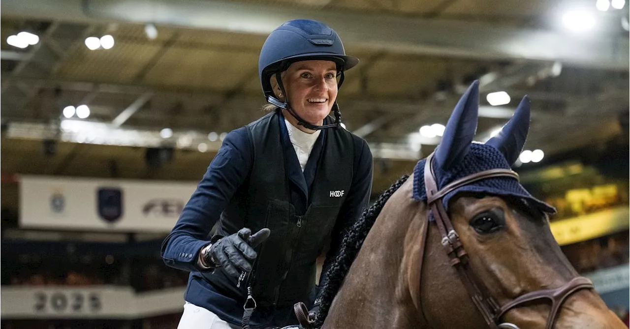 Ridsport: Dubbelt svenskt på pallen i den internationella hoppningen