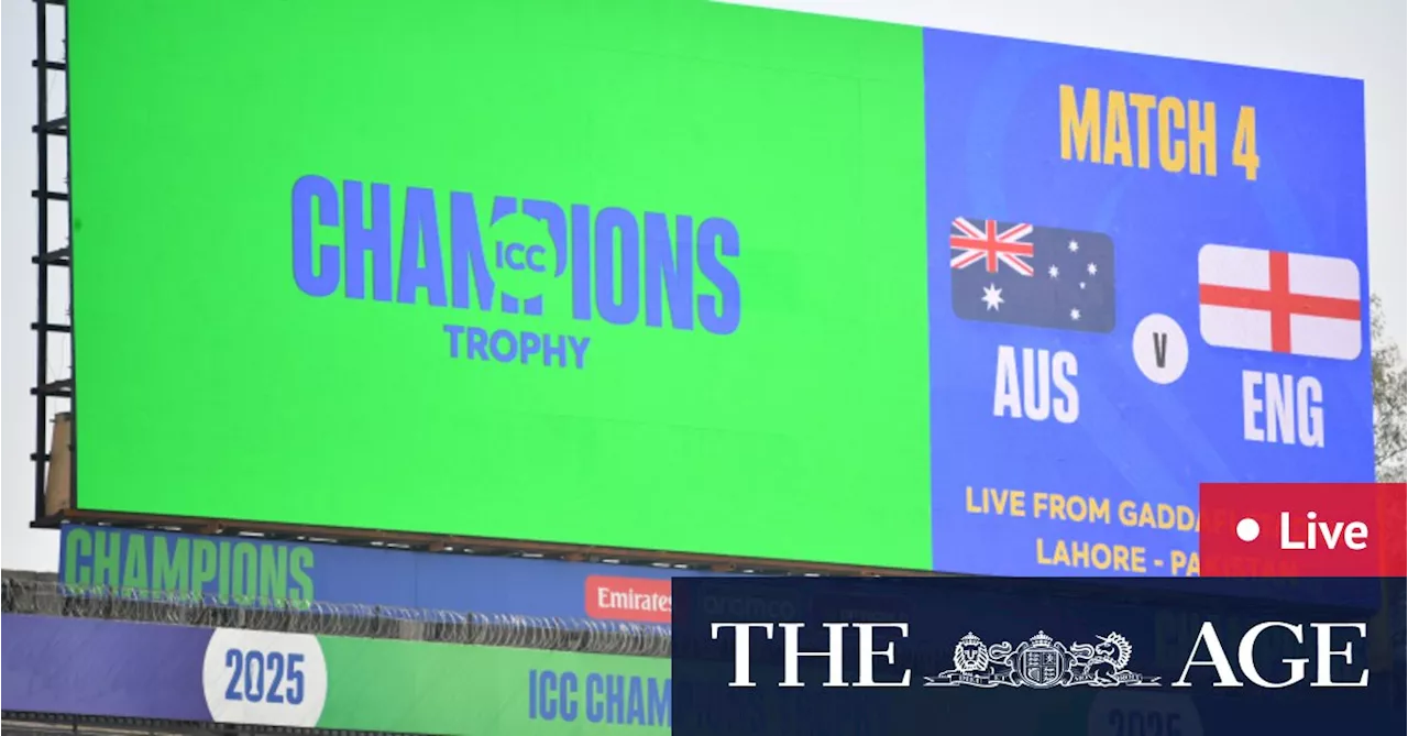 Australia v England LIVE updates: Smith wins toss, bowls first against England as Champions Trophy begins