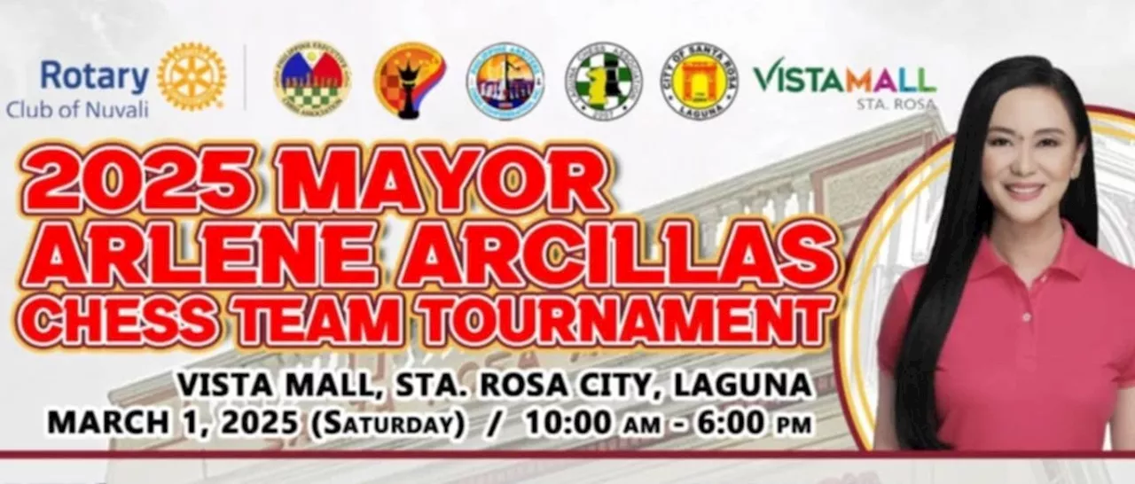 'Tatluhan' rapid chess team tournament slated in Santa Rosa