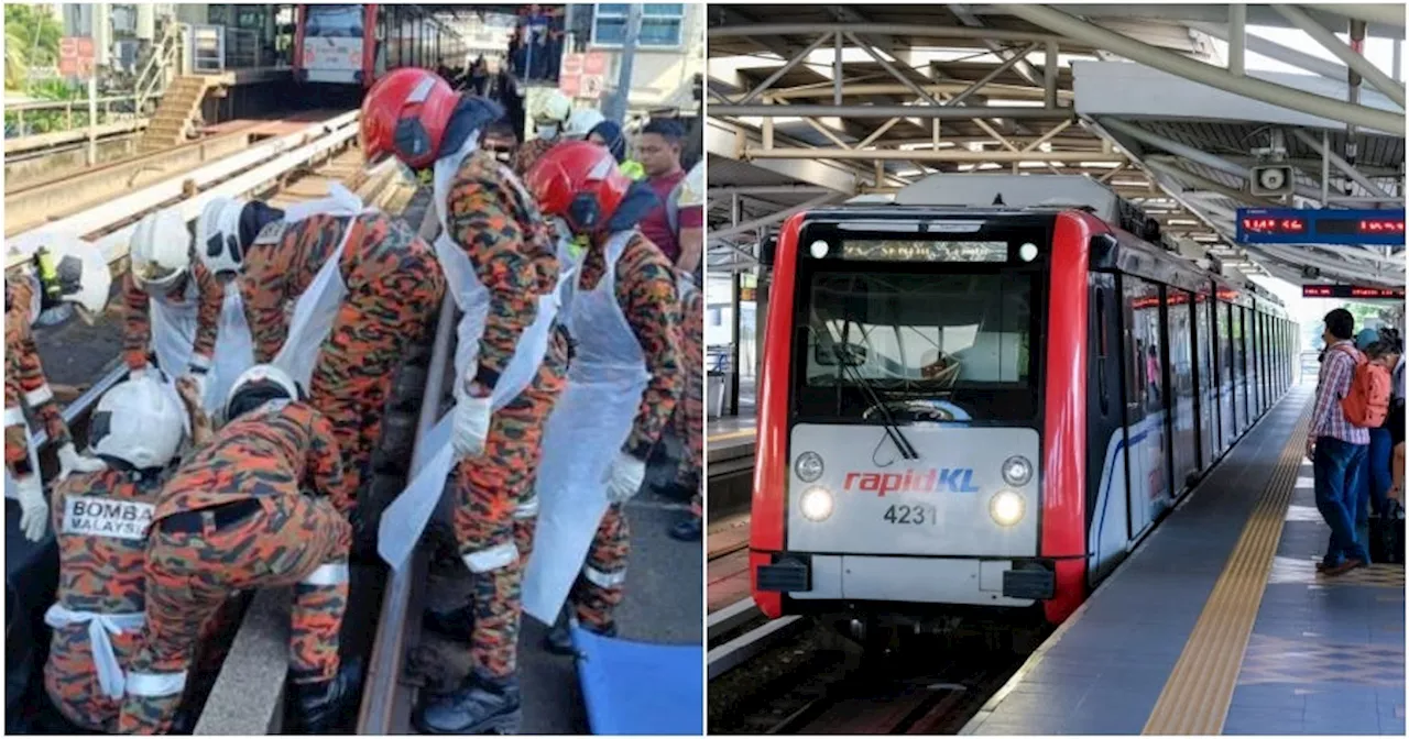 Visually Impaired Man Dies After Falling Onto LRT Tracks & Being Hit by Train at Titiwangsa