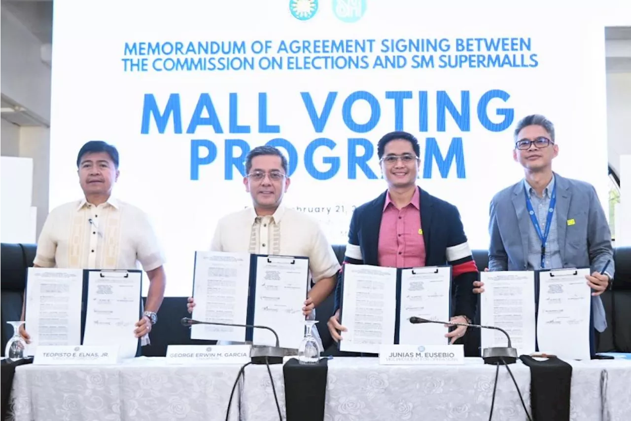 SM Supermalls and COMELEC partner for Mall Voting Program in 2025 Elections