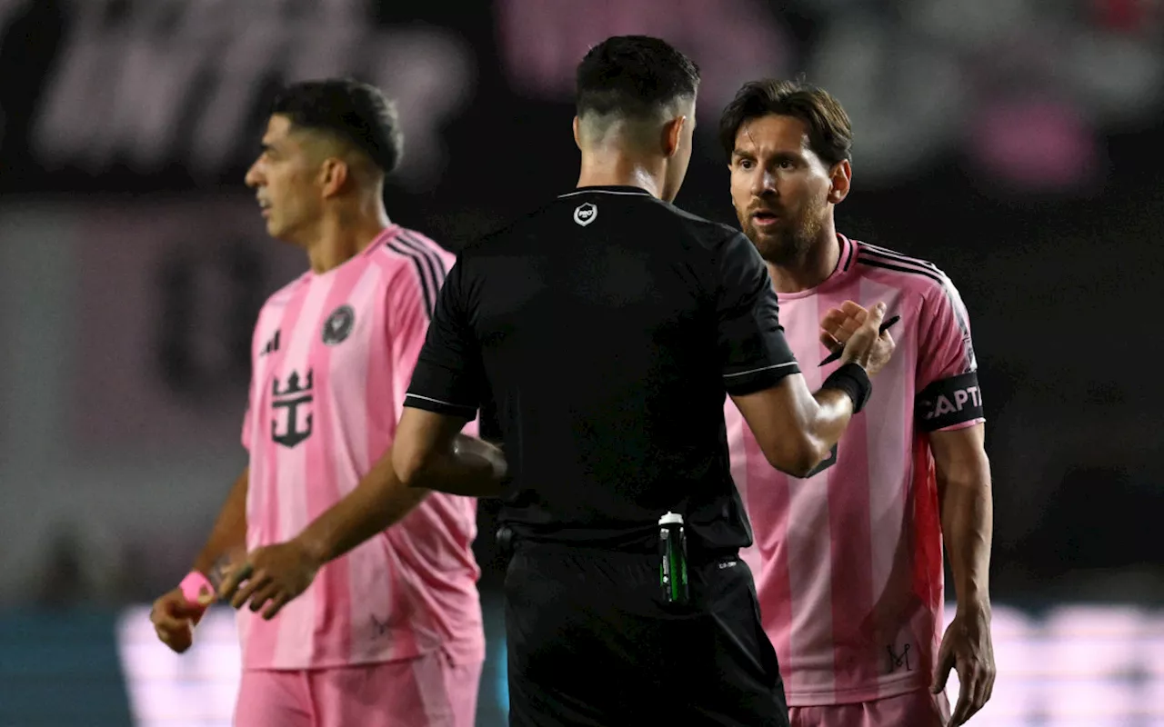 Vídeo: Messi se irrita e xinga árbitro em jogo do Inter Miami