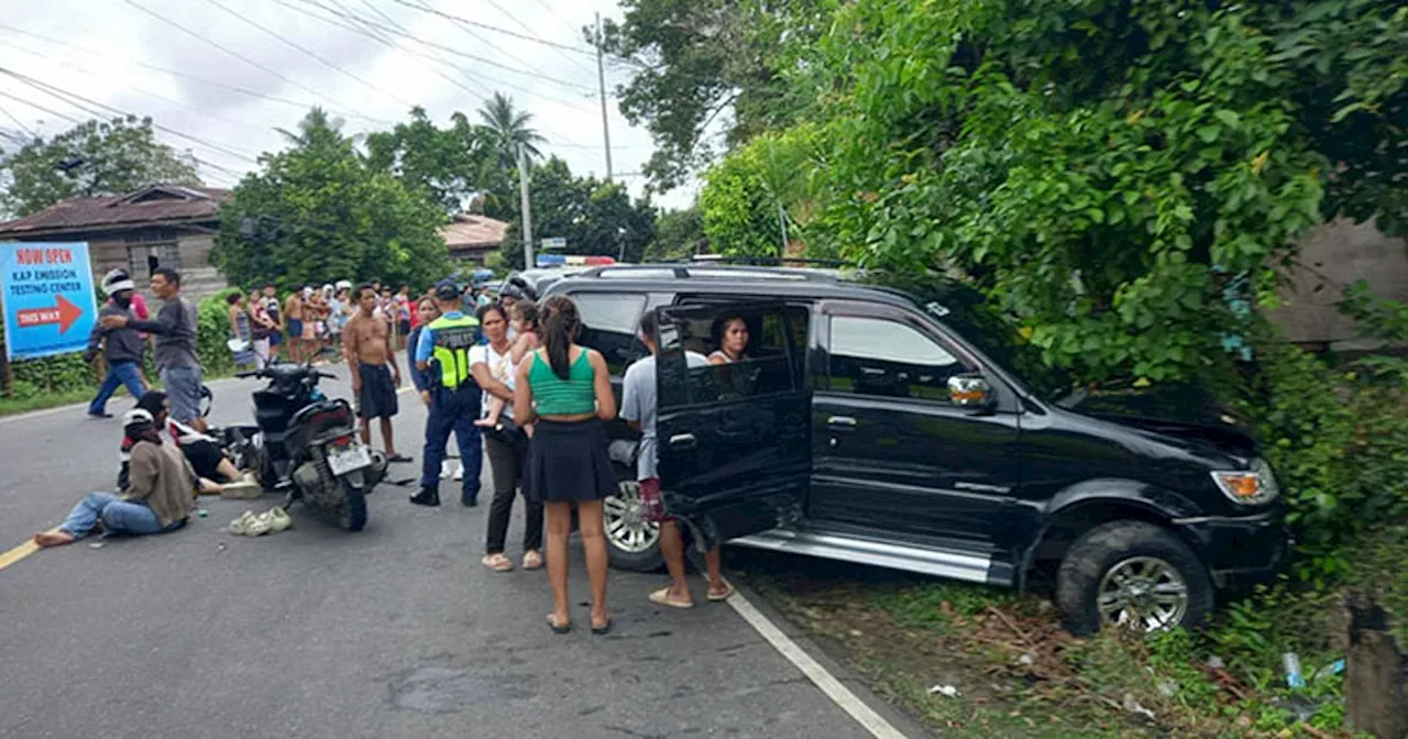 4 angol sa 3 ka motor, SUV nagbangga