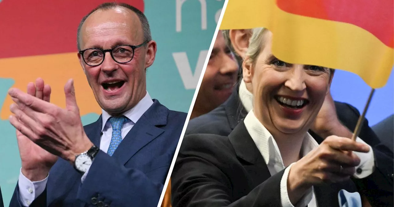 Deutschland hat gewählt: CDU/CSU deutlich vorne, AfD auf Platz zwei, SPD stürzt ab