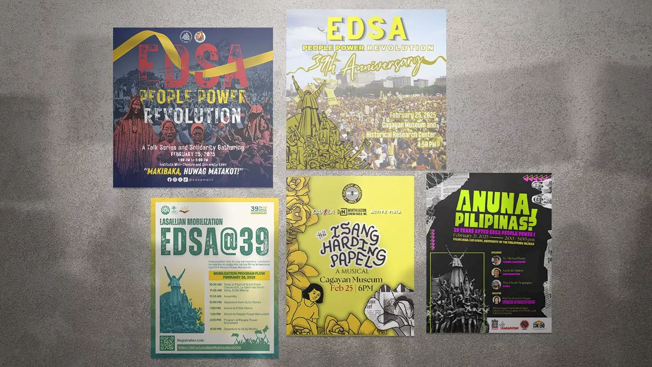LIST: Events, activities on 39th EDSA People Power Revolution anniversary