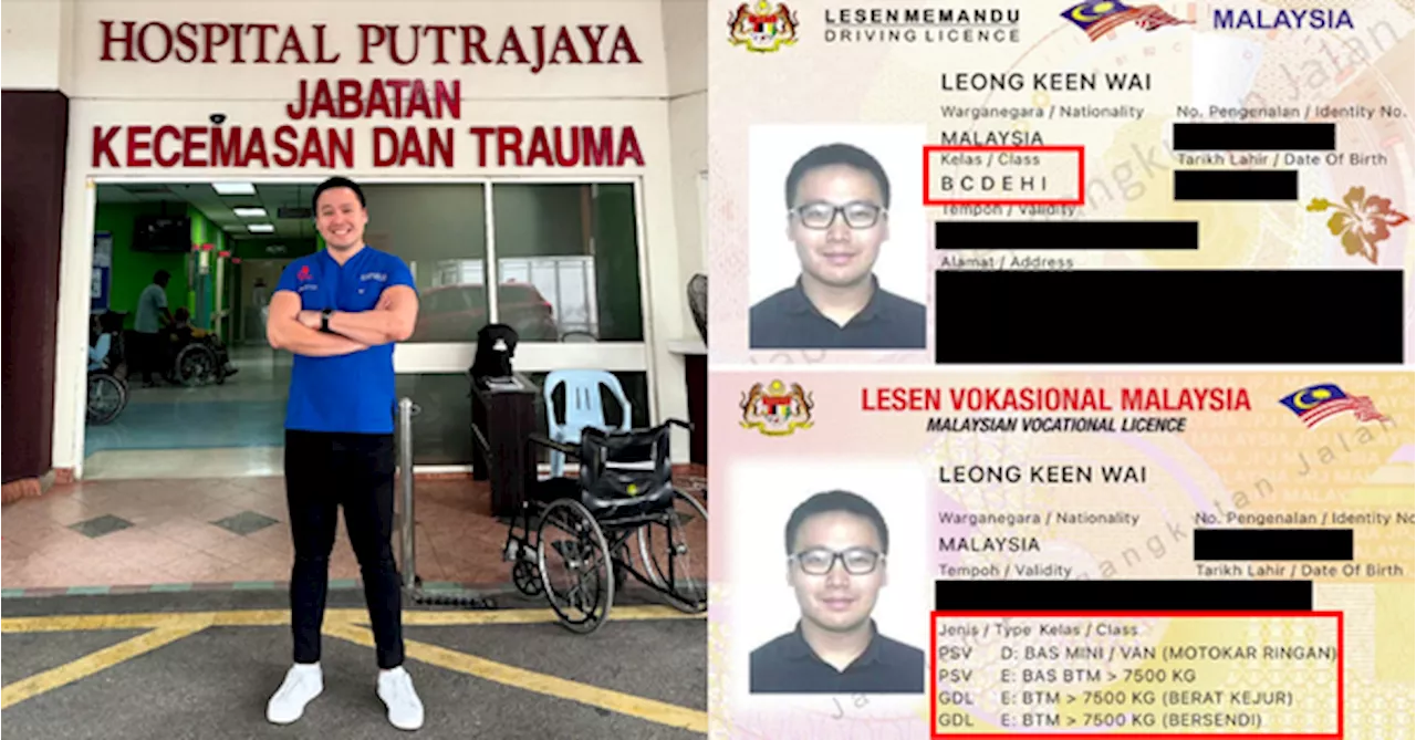 Doctor Who Dreamed Of Driving An Ambulance Now Holds 10 JPJ Licences