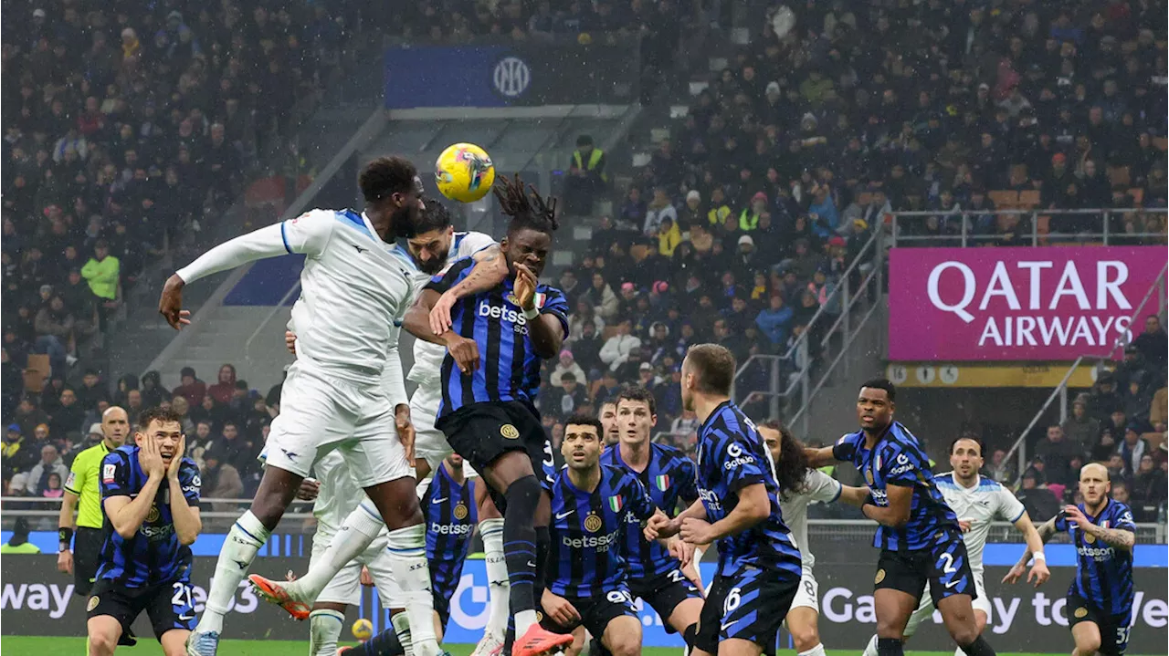 Coppa Italia, l'Inter batte 2-0 la Lazio e va in semifinale contro il Milan