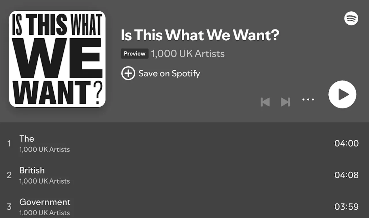 UK creatives protest AI copyright law changes with silent album and campaign