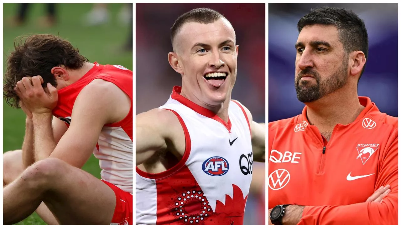 ‘Sick of talking about it’: Swans’ vow after GF disaster... and new coach has already made changes