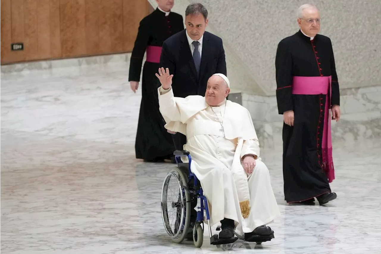 Pope Francis shows slight improvement and resumes some work, while still critical, Vatican says