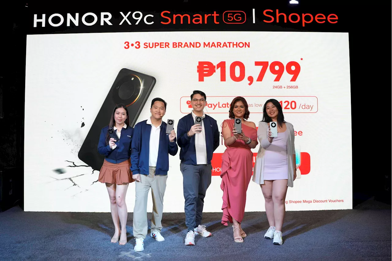 HONOR X9c Smart 5G launches with a bang, get it for only P10,799 on Shopee 3.3 Sale