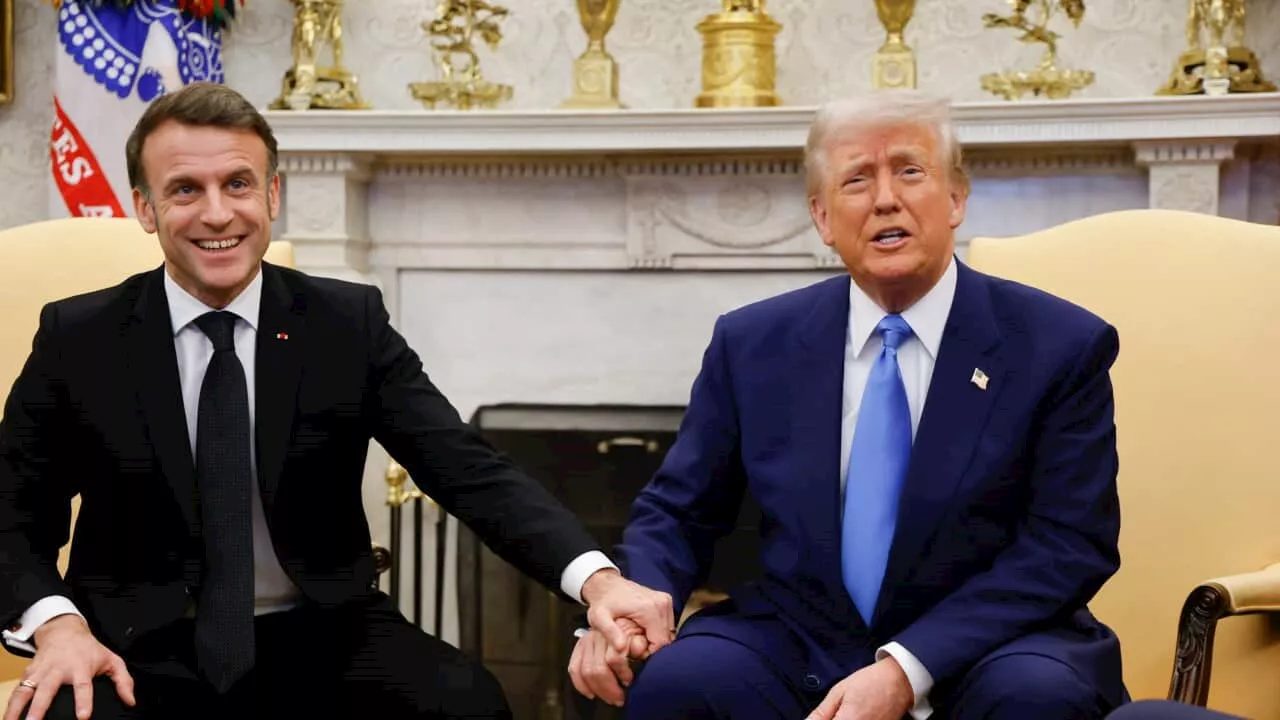 Trump and Macron display stark differences despite friendly veneer during Ukraine talks