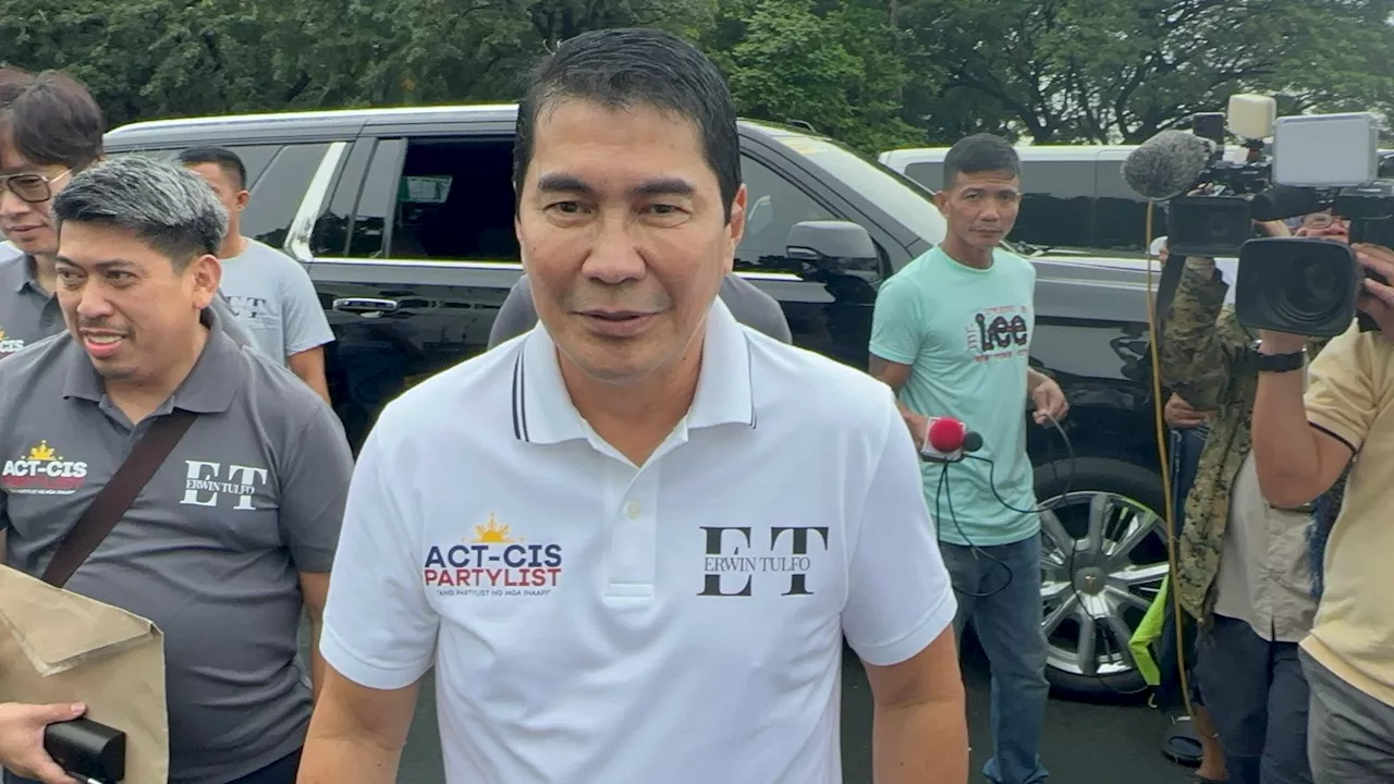 Erwin Tulfo leads latest SWS senatorial survey