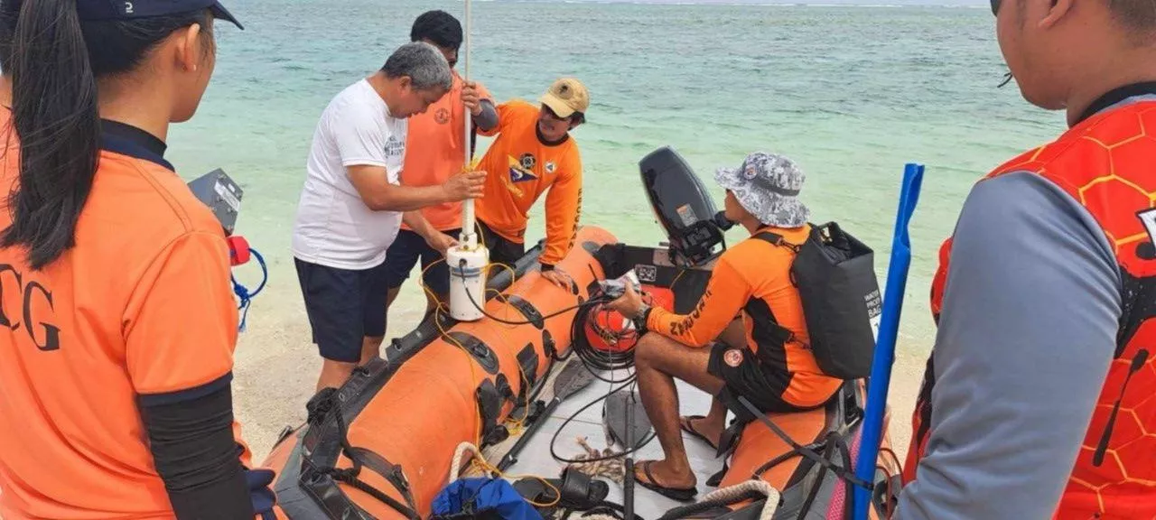 PCG, UP, DENR hold underwater research in Kalayaan Island Group