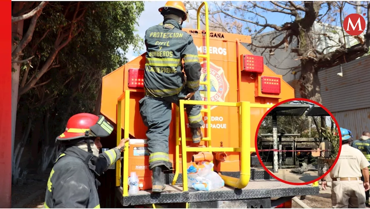Explosión en Tlaquepaque, frente a Prepa 6 de la UdeG deja dos personas heridas