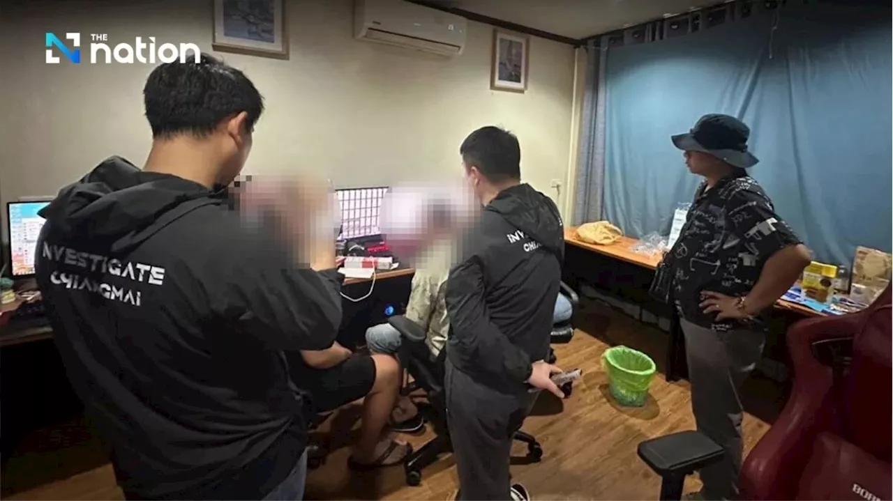 Five from China held in Chiang Mai for allegedly running online gambling site