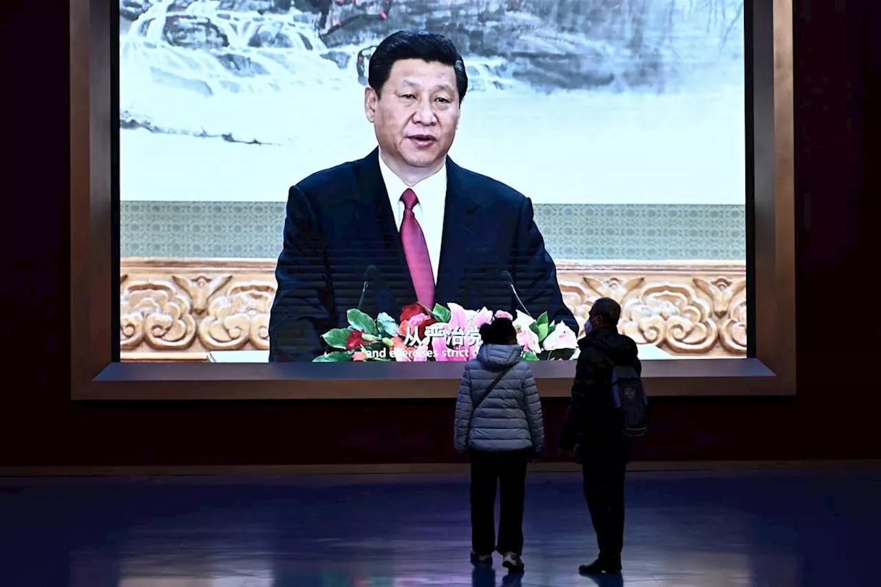 China's Xi calls for 'calm' response to challenges