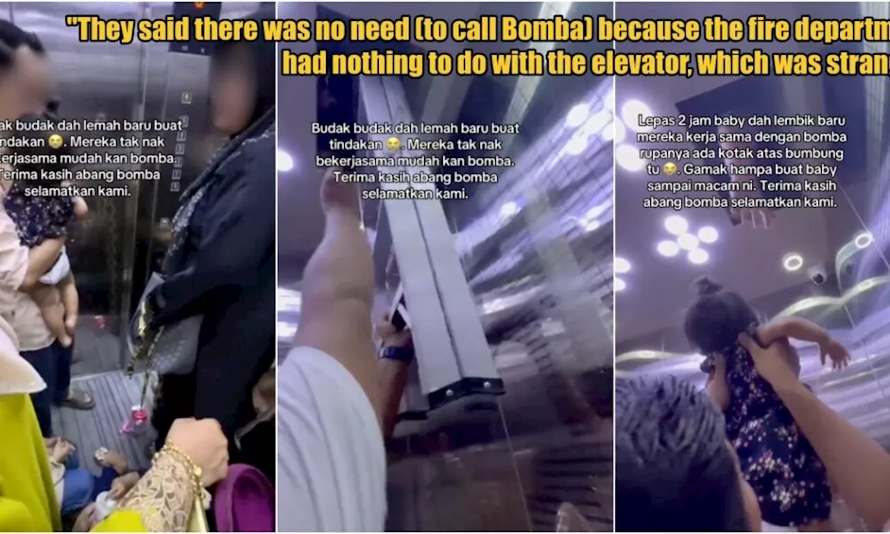12 Trapped in Kulim Hotel Elevator for Over 2 Hours, Victim Claims Hotel Delayed Getting Help