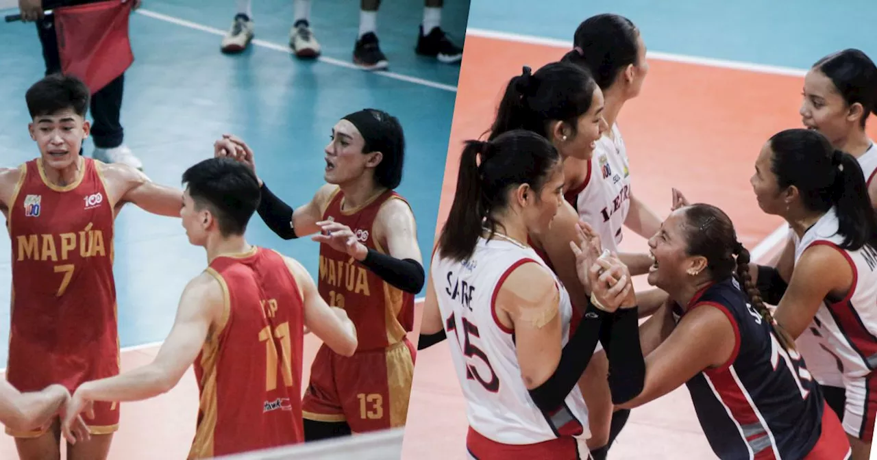 Mapua survives Letran in NCAA men's volleyball; Lady Knights notch back-to-back wins