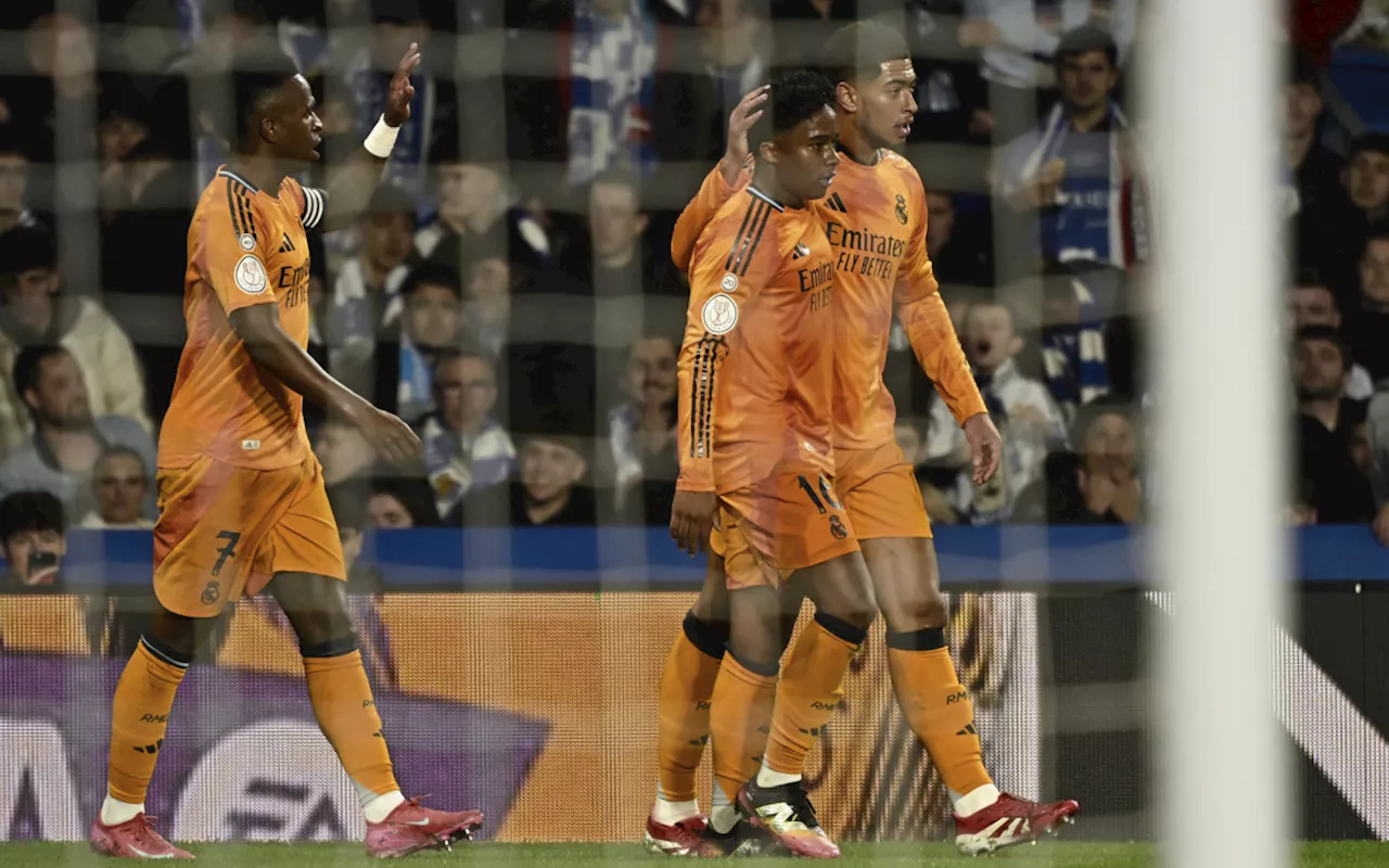 Endrick volta a ser titular após 4 meses, dá vitória e vantagem ao Real Madrid na Copa do Rei