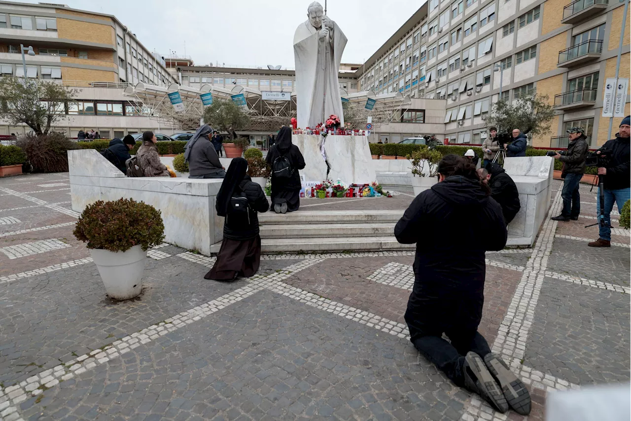 Pope Francis shows more improvement but prognosis still ‘guarded’