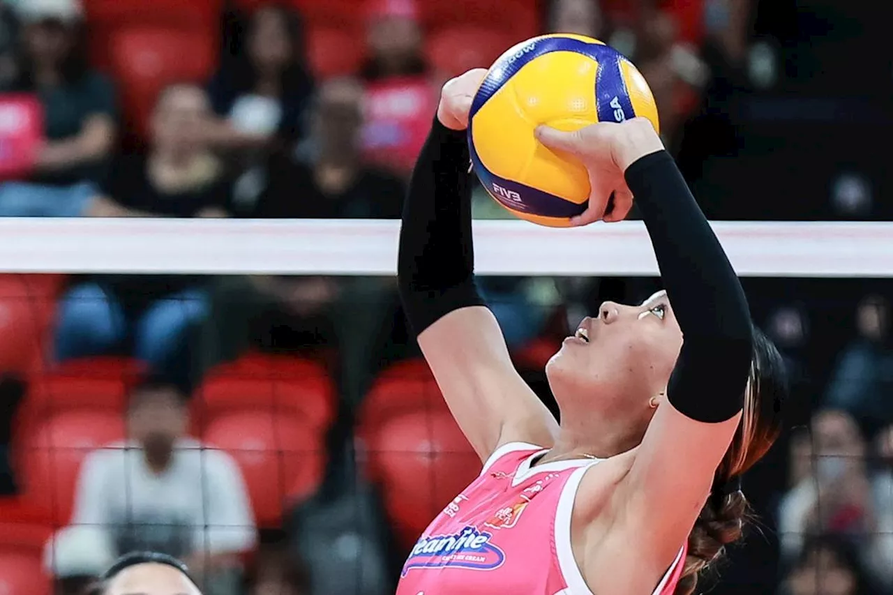 Creamline sweeps Nxled, secures playoff ticket