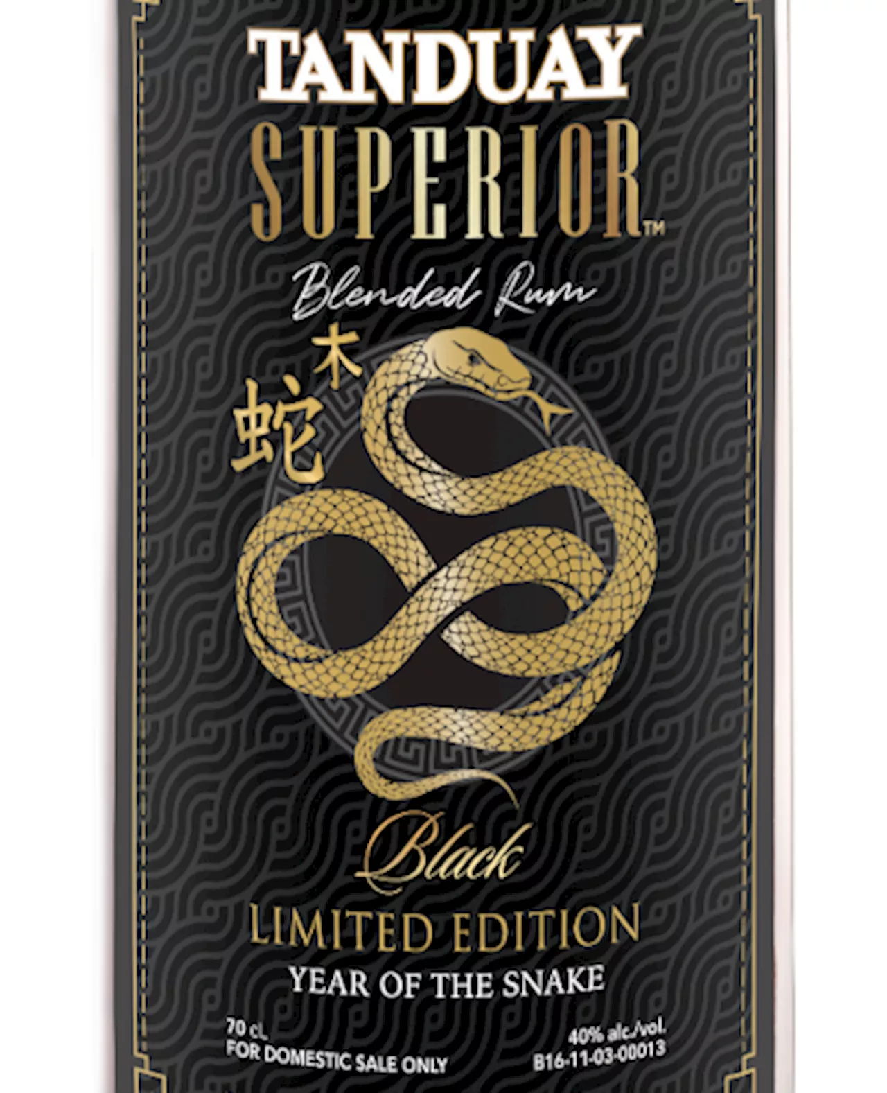 Tanduay unveils Superior Rum to welcome Year of the Snake