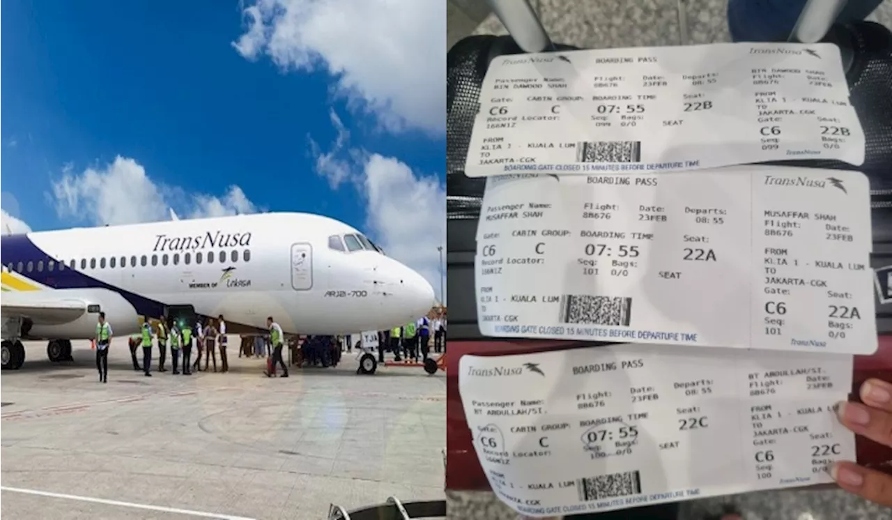 TransNusa Reissues Tickets To Family Who Missed Flight After Being Stopped By LHDN