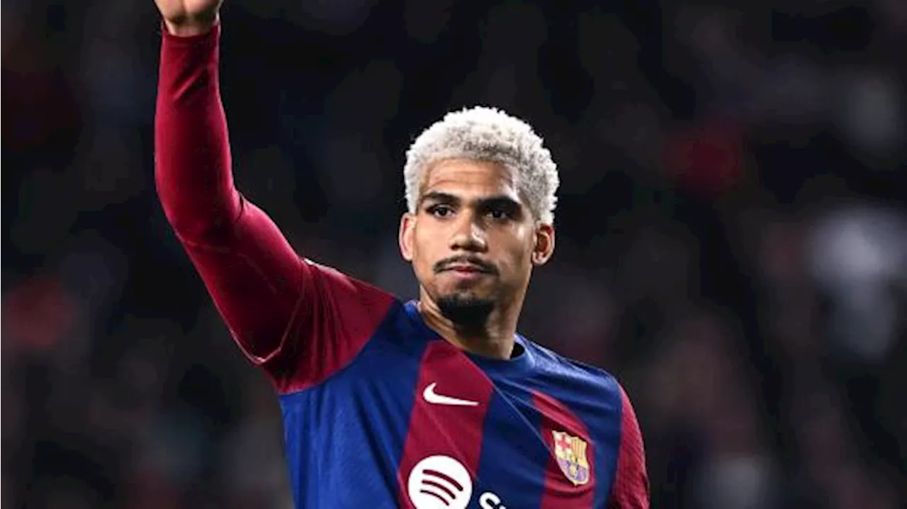 Barcellona, Araujo: 'Firmerei per la finale di Champions League contro il Real Madrid'
