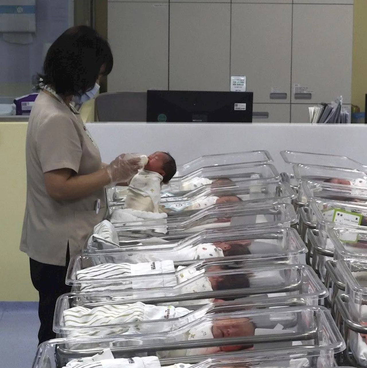 South Korean births increased last year for the first time in nearly a decade