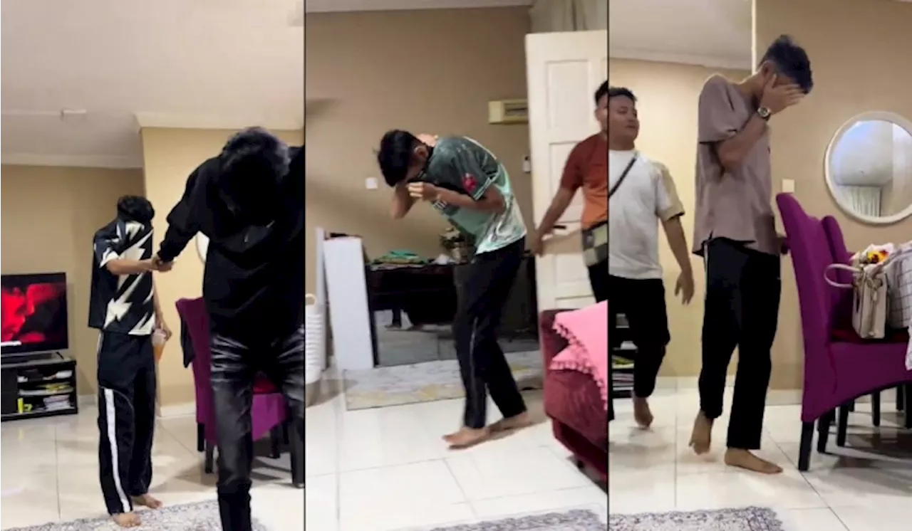 Hormat Aurat Wanita, Sekumpulan Lelaki Cover Muka Tiap Kali Lalu Depan Ibu Rakan Raih Pujian