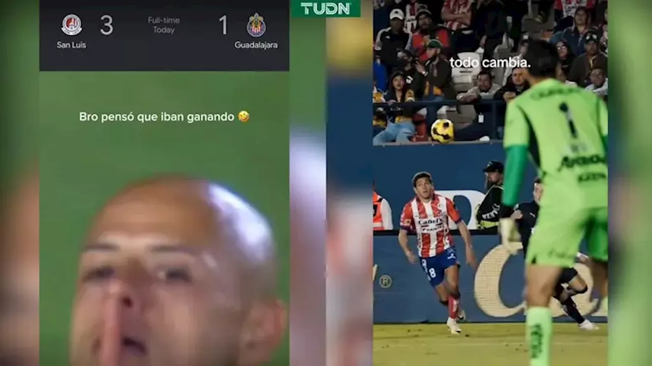 Atlético de San Luis se burla de Chicharito y Mozo tras victoria sobre Chivas