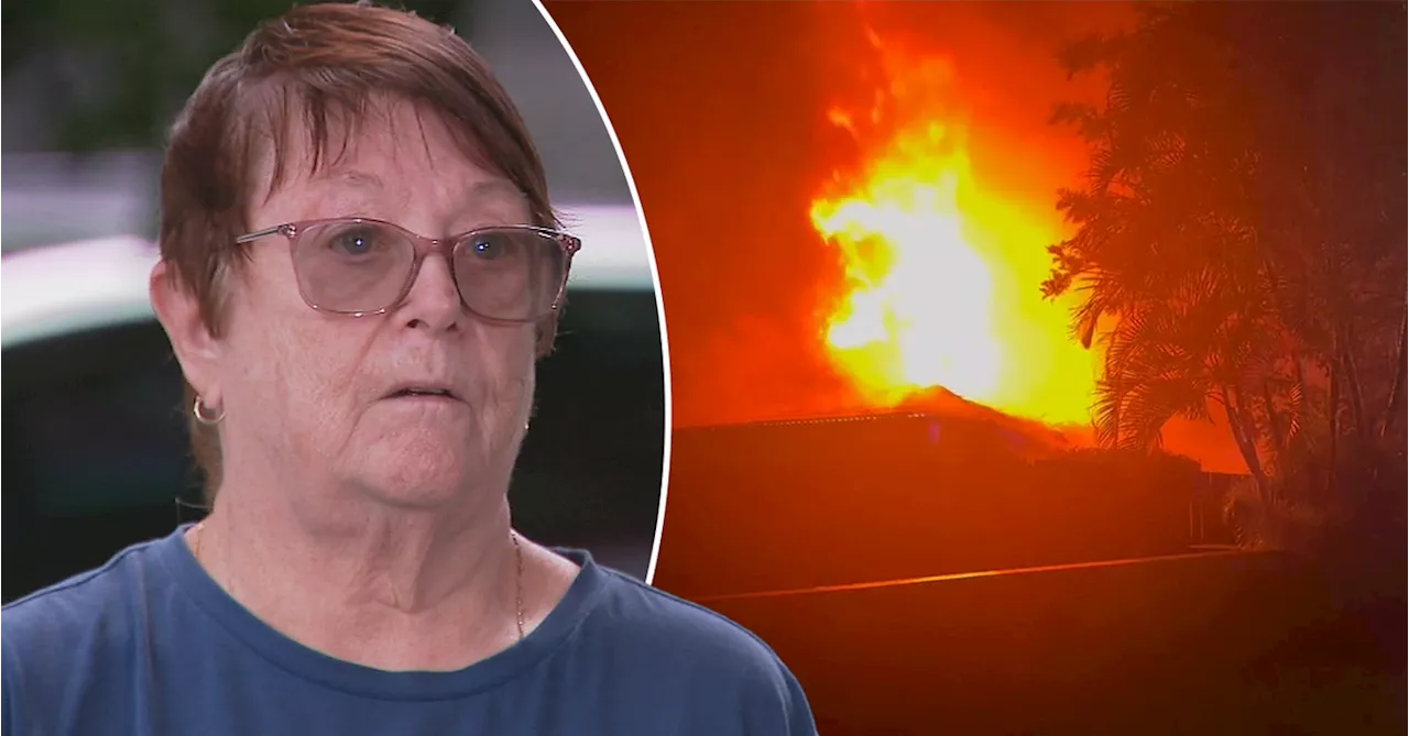 Widow Escapes Burning Home by Seconds with Neighbor's Help