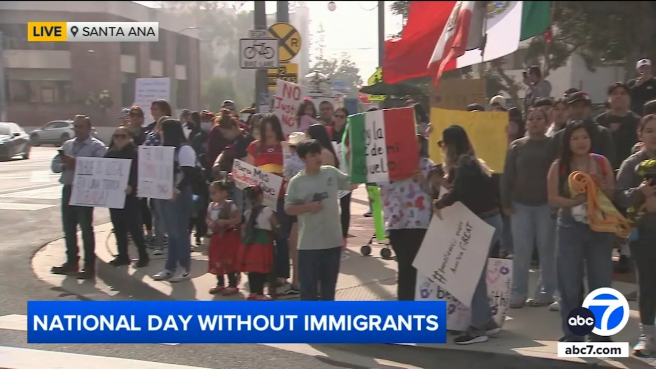 Immigrants Stage 'Day Without Immigrants' Protests Across Southern California