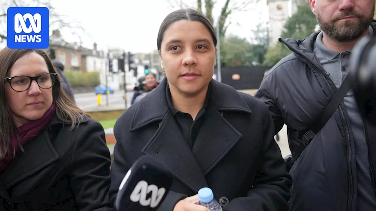 Sam Kerr's trial on charges of racially aggravated harassment of a Metropolitan Police officer begins in London