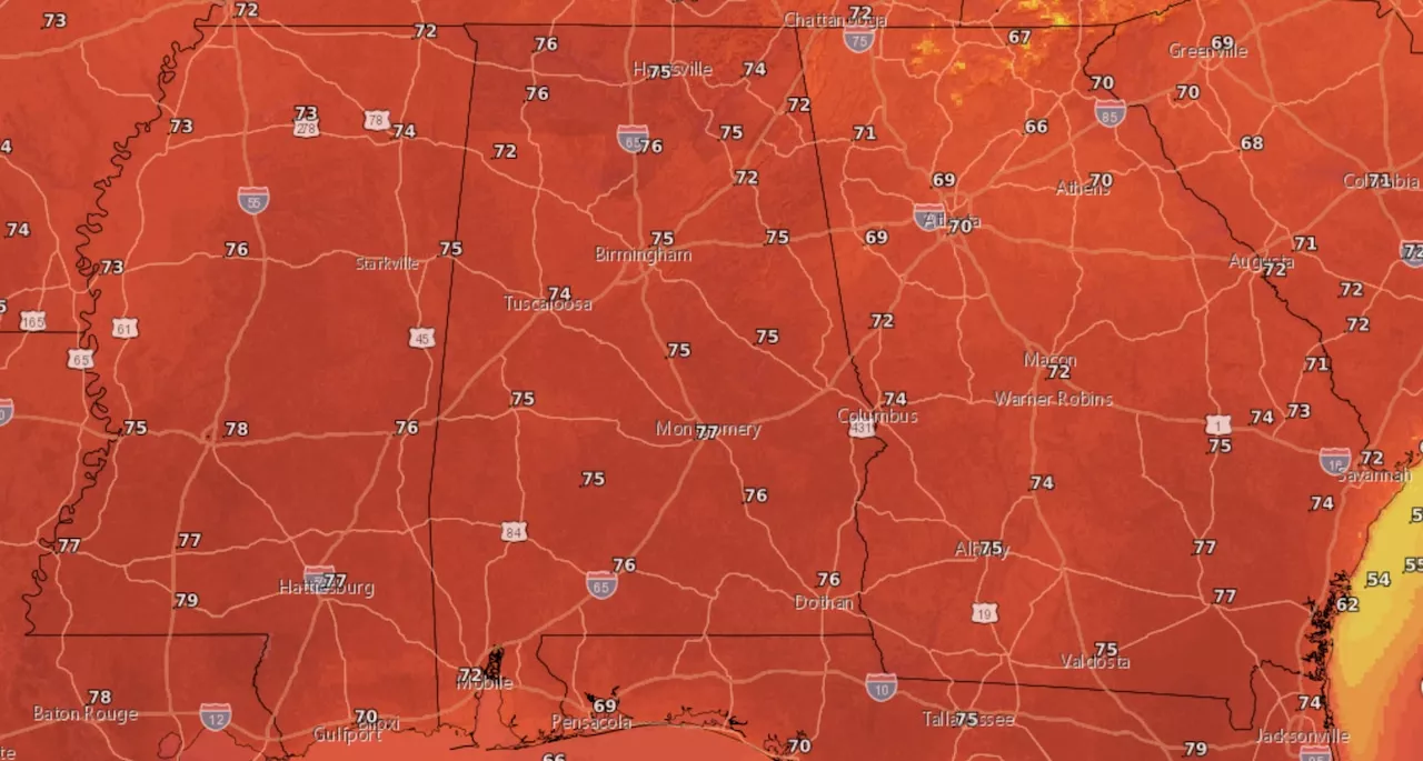 Alabama to Sizzle with Unseasonably Warm February Temperatures