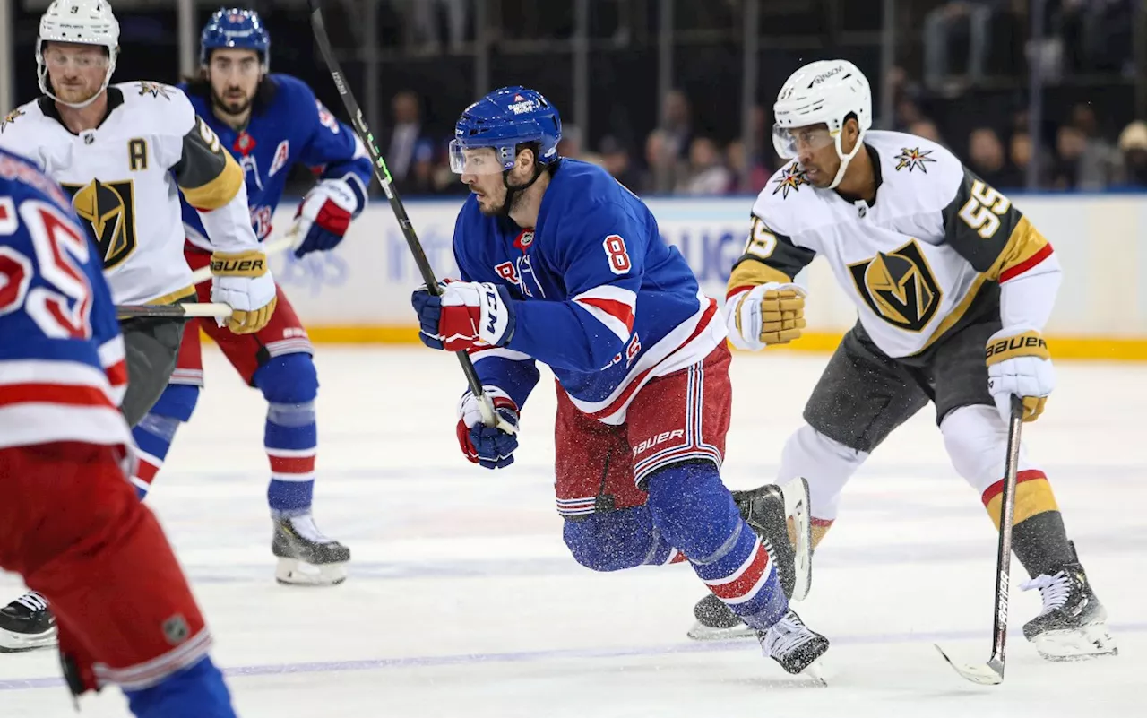 JT Miller shines as Rangers split weekend back-to-back vs. Bruins, Golden Knights